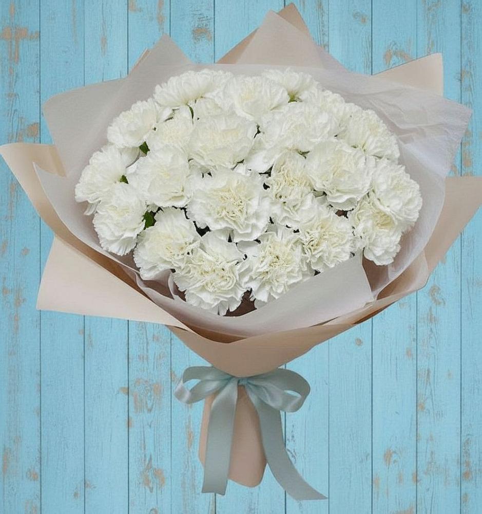 Букет цветов из: Гвоздики в Целинном Алтайского края