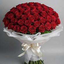 Букет 101 Красная роза Блэк Мэджик в Целинном Алтайского края