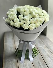 Букет 35 Белых роз в Целинном Алтайского края