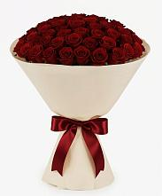 Букет 101 Бордовая роза Блэк Бакарра в Целинном Алтайского края