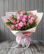 Букет Розовый кустик в Целинном Алтайского края