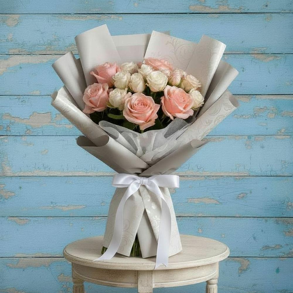 Букет цветов из: Розы в Целинном Алтайского края