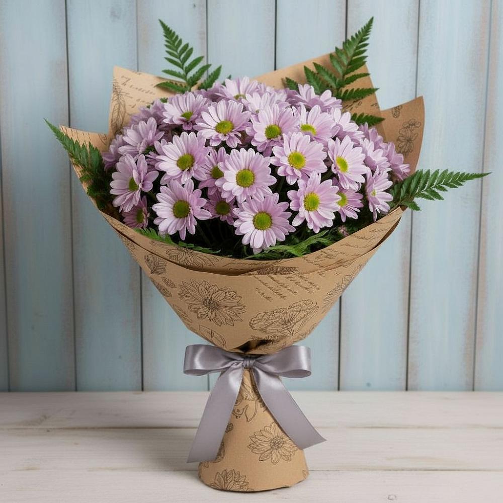 Букет цветов из: Хризантемы в Целинном Алтайского края