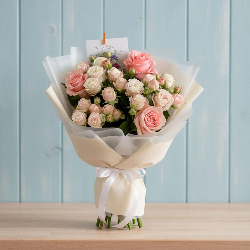 Букет цветов из: Розы в Целинном Алтайского края