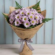 Букет цветов из:  Хризантемы #REPLACE_PRED# Целинном Алтайского края