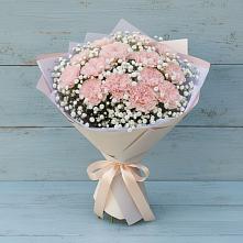 Букет цветов из:  Гвоздики в Целинном Алтайского края