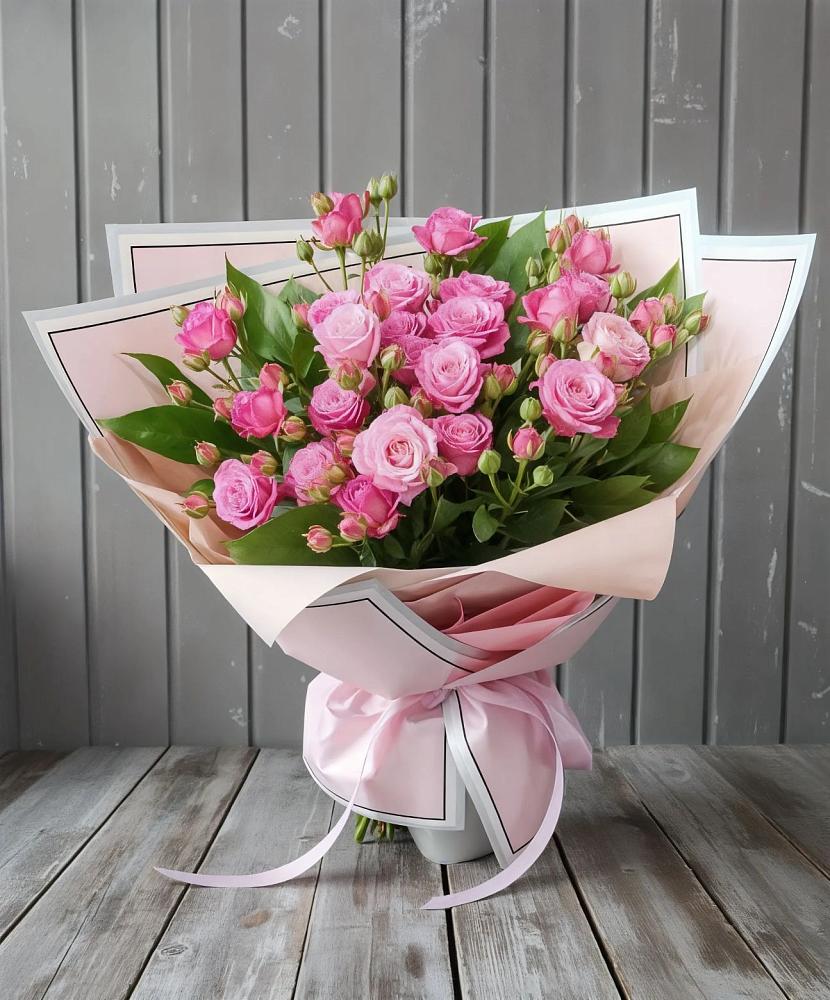 Букет Розовый кустик в Целинном Алтайского края