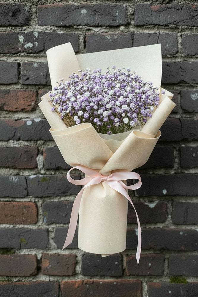 Букет цветов из: Гипсофила в Целинном Алтайского края