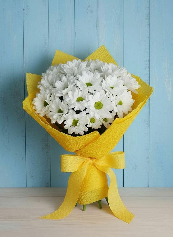 Букет цветов из: Хризантемы в Целинном Алтайского края