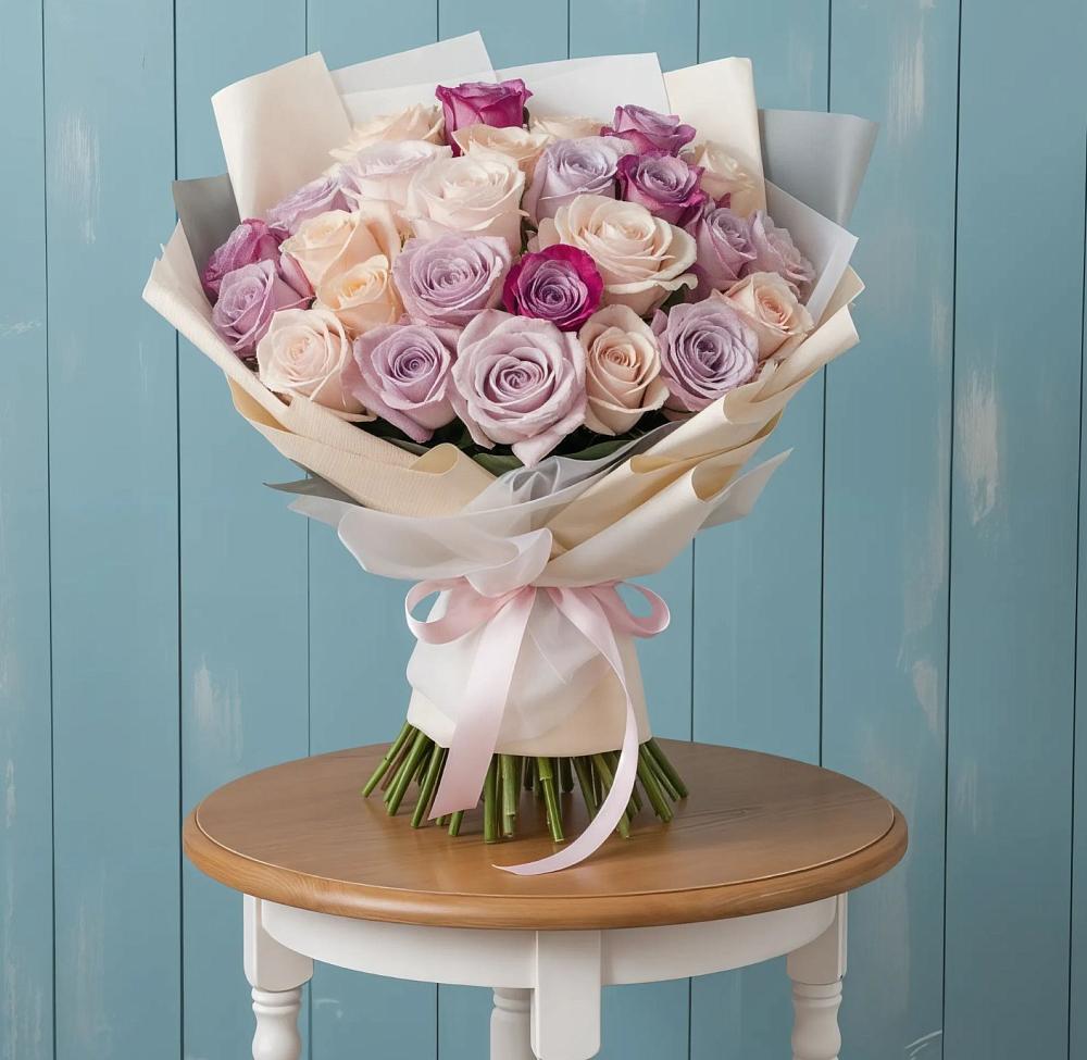 Букет цветов из: Розы в Целинном Алтайского края