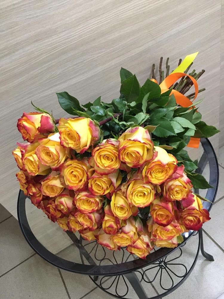 Букет Желтые розы в Целинном Алтайского края