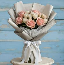 Букет цветов из:  Розы в Целинном Алтайского края