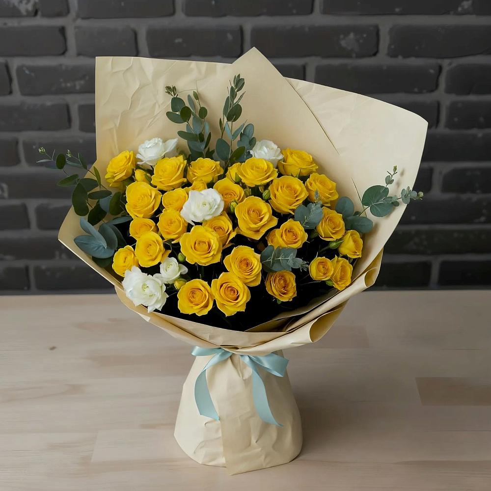 Букет цветов из: Розы в Целинном Алтайского края