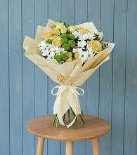 Букет цветов из:  Хризантемы и Розы в Целинном Алтайского края