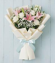 Букет цветов из:  Лилии в Целинном Алтайского края