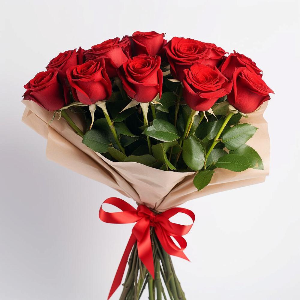 Букет 11 Красных роз Эдлесс Лав в Целинном Алтайского края